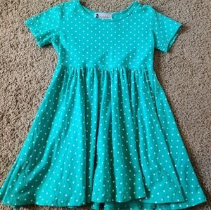 LL Teal Dot Dress